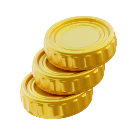 Coins  3D Icon