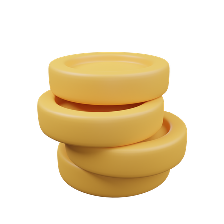 Coins  3D Icon