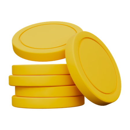 Coins  3D Icon