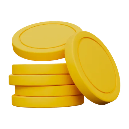 Coins  3D Icon