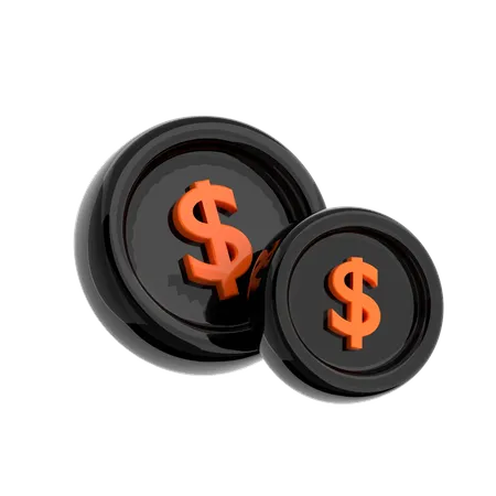 Coins  3D Icon