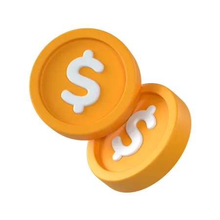 Coins  3D Icon
