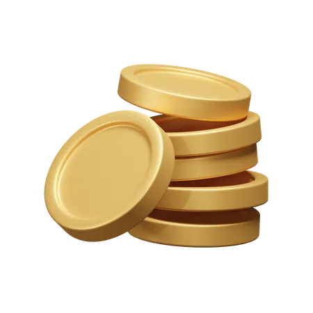 Coins  3D Icon