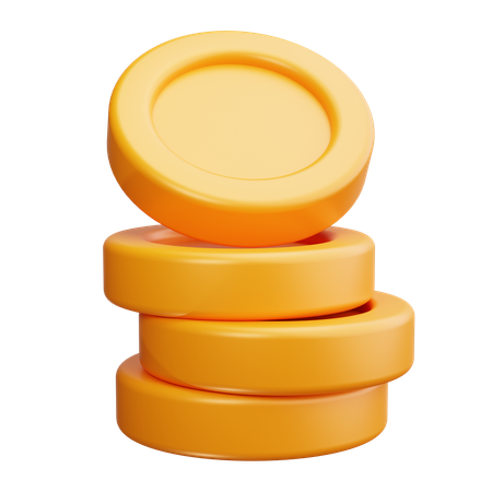 Coins  3D Icon