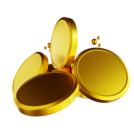 Coins  3D Icon