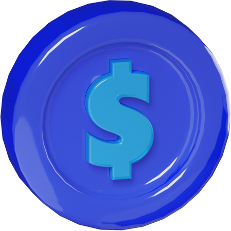Coins  3D Icon