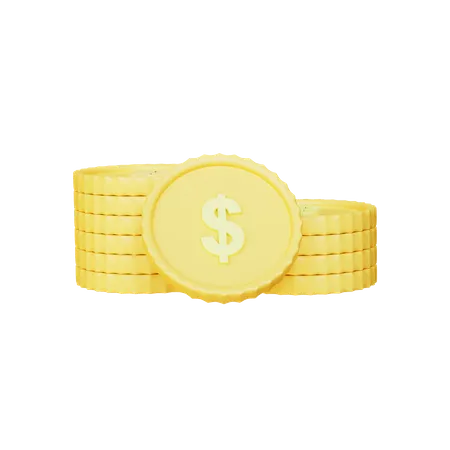 Coins  3D Illustration