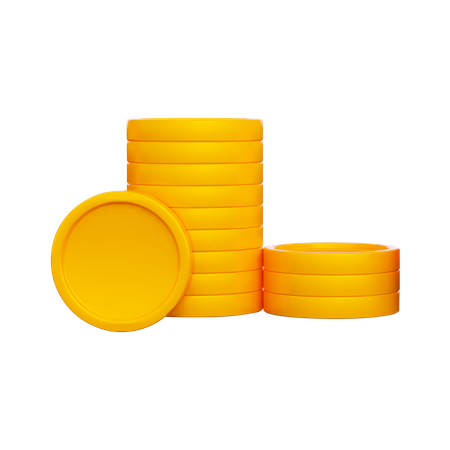 Coins  3D Illustration