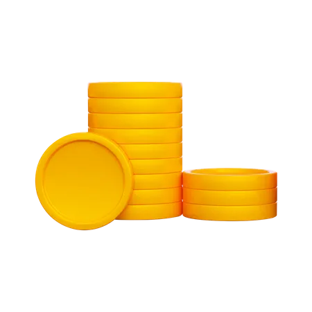 Coins  3D Illustration