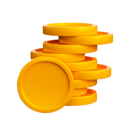 Coins  3D Illustration