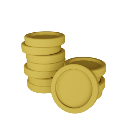 Coins 3D Illustration