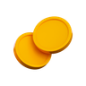 3d coin emoji