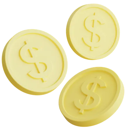 Coins 3D Icon