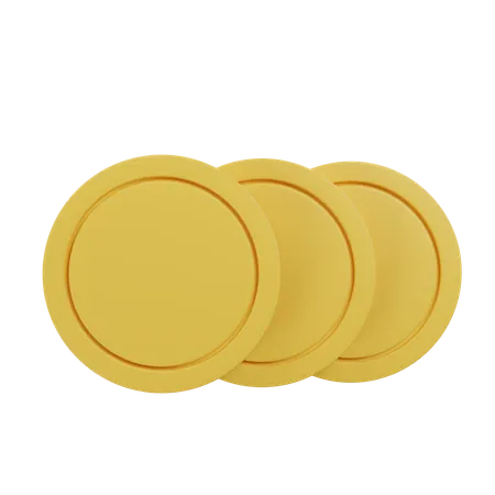 Coins  3D Icon