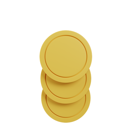 Coins  3D Icon