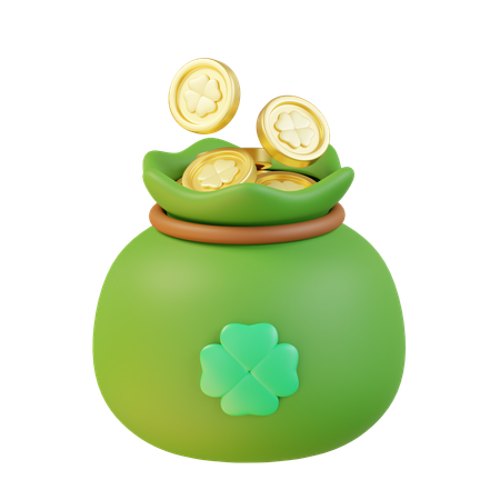 Coins Bag  3D Icon