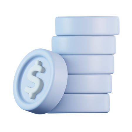 Coins stack  3D Icon