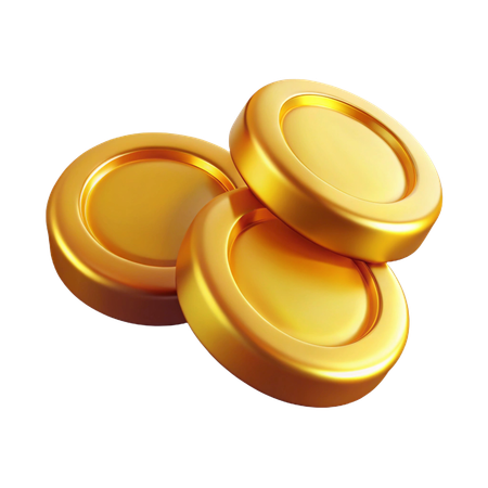 Coins Stack  3D Icon