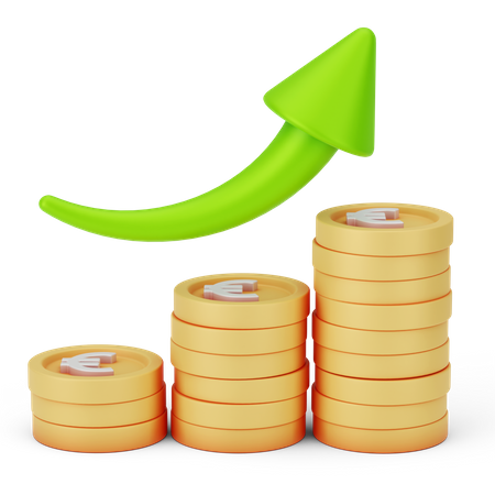 Coins Stack  3D Icon