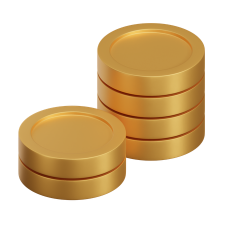 Coins Stack  3D Icon