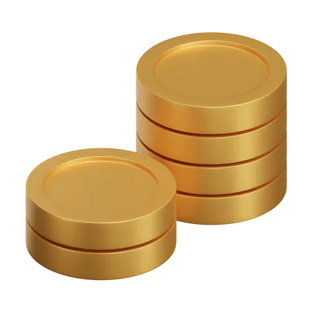 Coins Stack  3D Icon