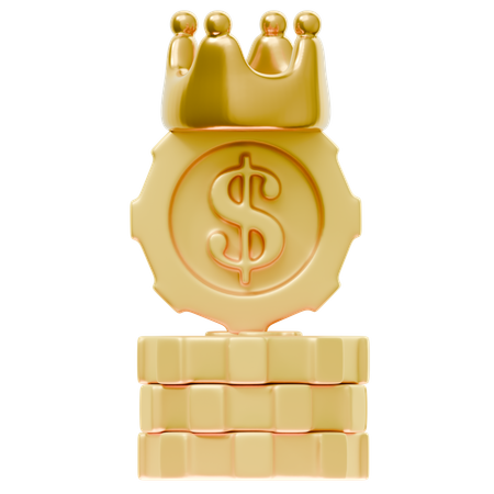 Coins Stack  3D Icon