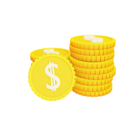 These Are 3 D Coins Icons Commonly Used In Design And Games 3D Icon