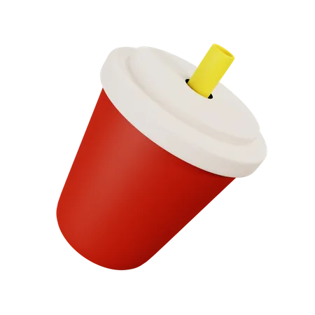 Cola Cup  3D Illustration