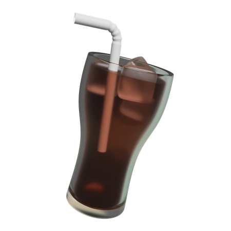 コーラグラス  3D Icon