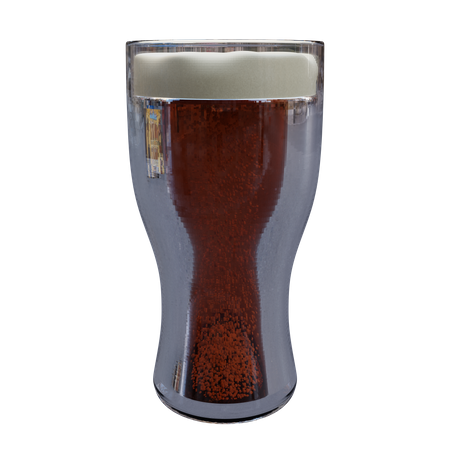 Cola Glass  3D Icon