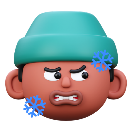 寒い  3D Icon