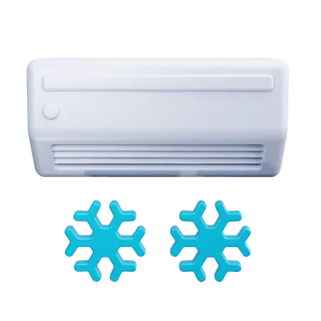 Cold air conditioner  3D Icon