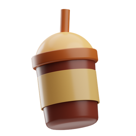 Cold Coffee  3D Icon