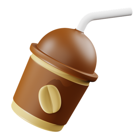 Cold Coffee  3D Icon