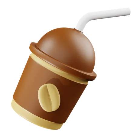 Cold Coffee  3D Icon