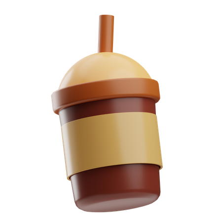 Cold Coffee  3D Icon
