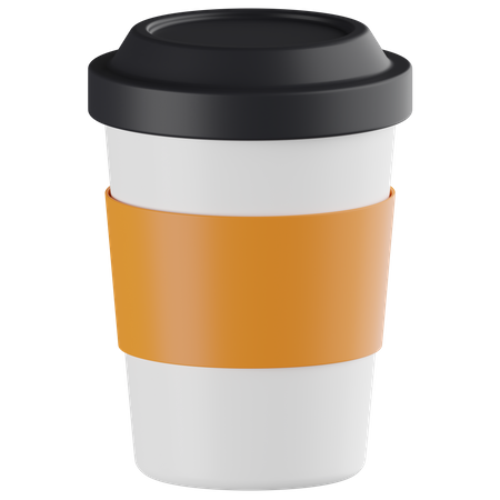 Cold Coffee Cup  3D Icon