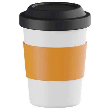 Cold Coffee Cup  3D Icon