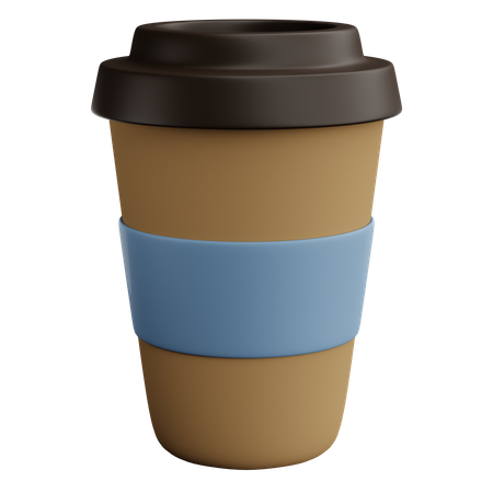 Cold Coffee Cup  3D Icon