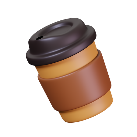 Cold Coffee Cup  3D Icon