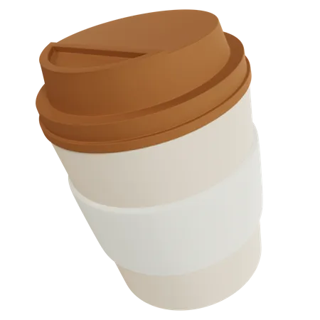 Cold Coffee Cup  3D Icon