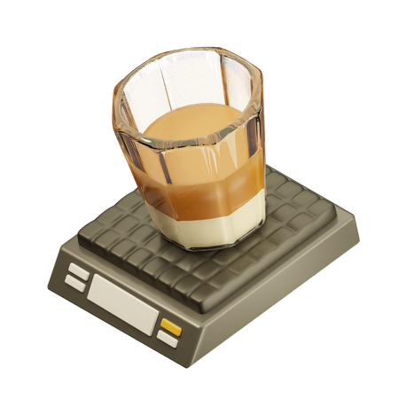 Cold Coffee Glass  3D Icon