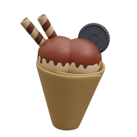 Cold Crepe  3D Icon