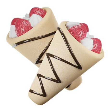 Cold Crepe  3D Icon