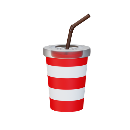 Cold Drink  3D Icon
