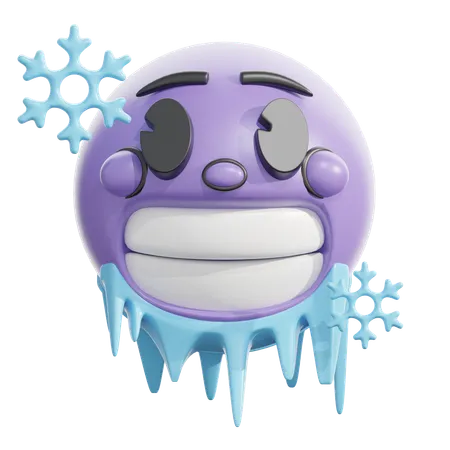 Cold face  3D Icon