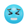 3d cold emoji logo