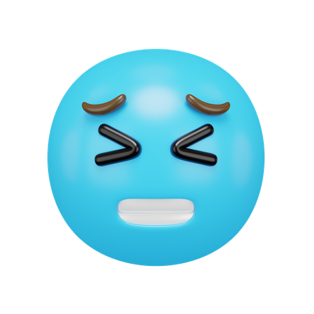 Cold Face  3D Emoji