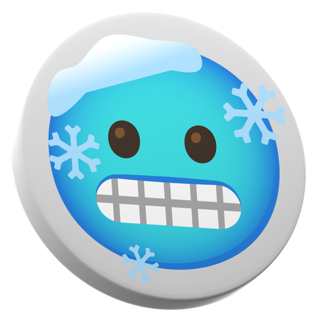 Cold Face  3D Icon