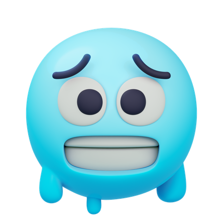 Cold Face  3D Icon